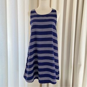 Everly | Dress | Navy | Striped | Small